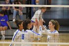 VB vs RIC  Wheaton Women's Volleyball vs Rhode Island College. - Photo by Keith Nordstrom : Wheaton, Volleyball, VB